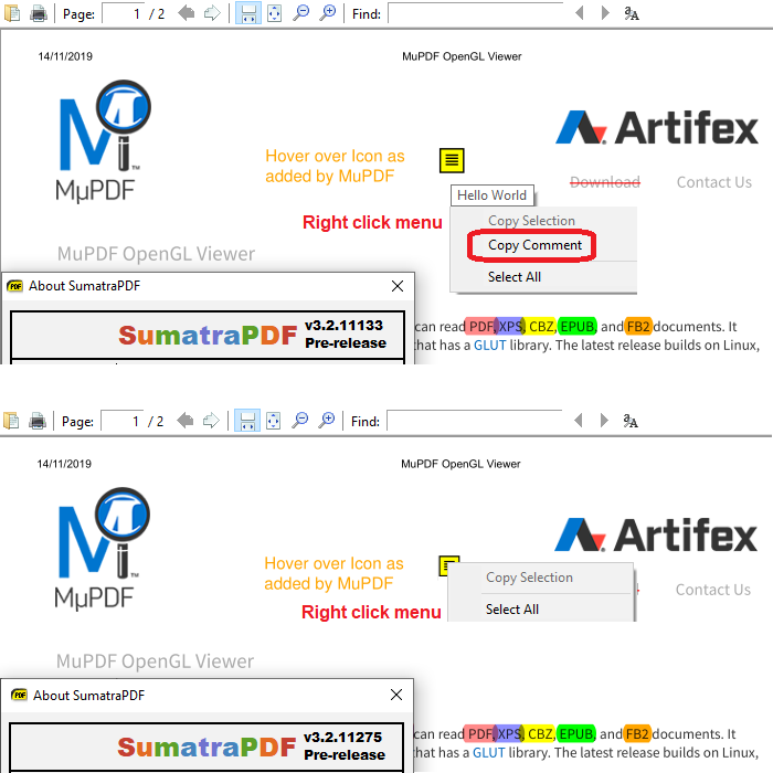 Failure of latest builds to recognise comments · Issue #1232 ...