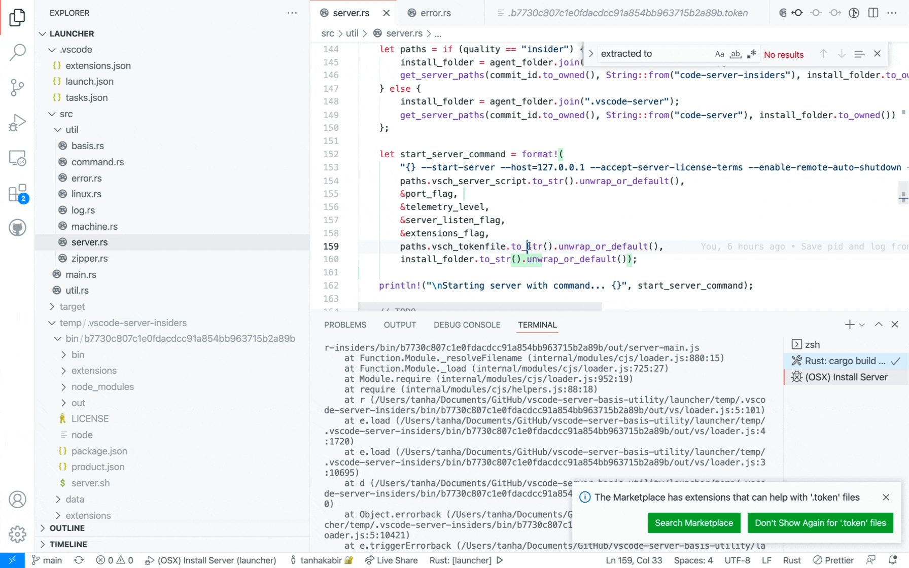 Weird highlighting behaviour on Rust file · Issue #144354 · microsoft ...