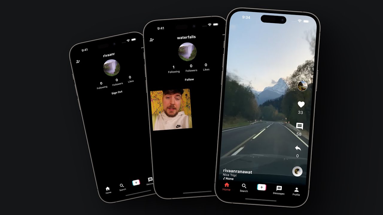 GitHub - kenny216/tiktok-clone-flutter: Full Stack TikTok Clone using ...