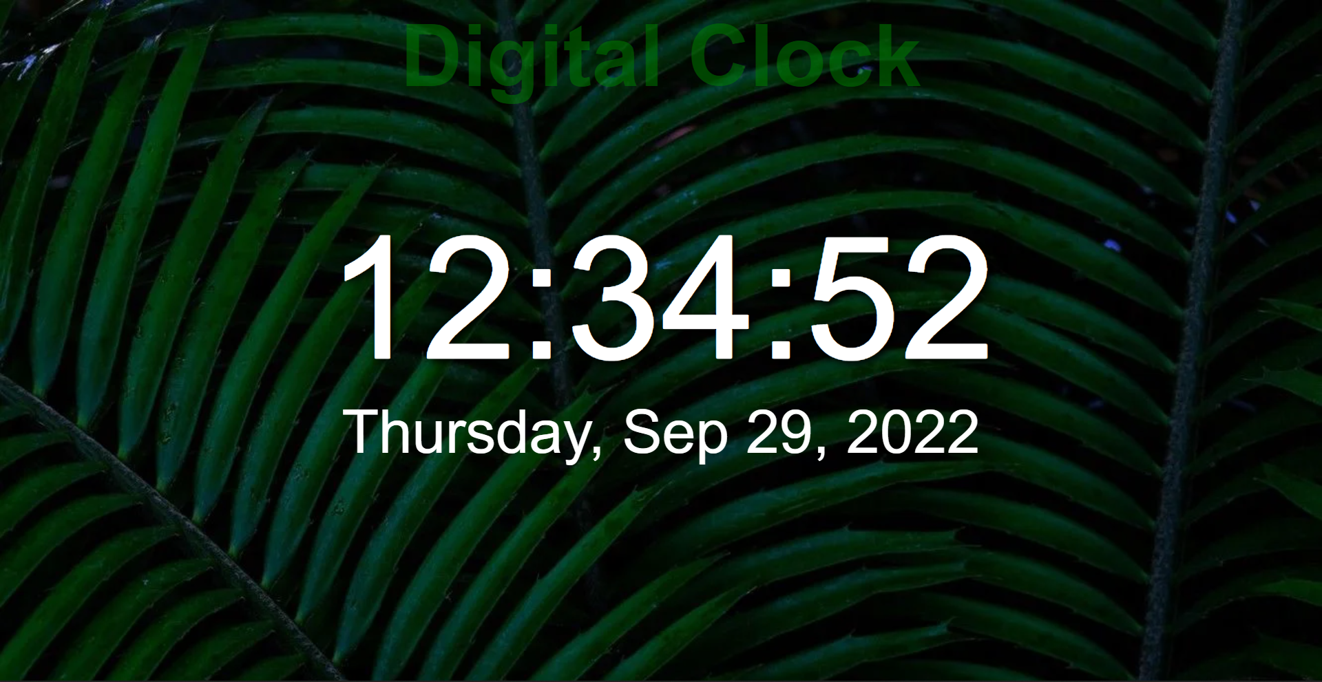 GitHub SaswatKumarPradhan/DIGITALCLOCK
