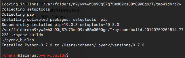 Cannot pass multipart options to configure · Issue #1125 · pyenv/pyenv ...