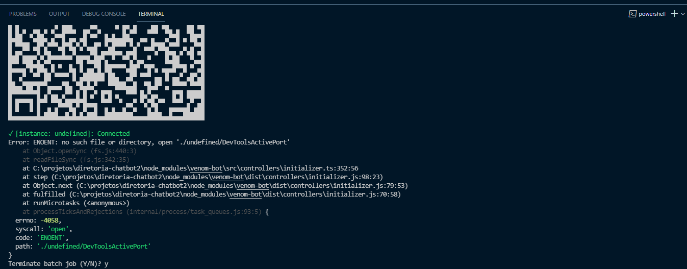 Error after read QR Code · Issue #1251 · orkestral/venom · GitHub