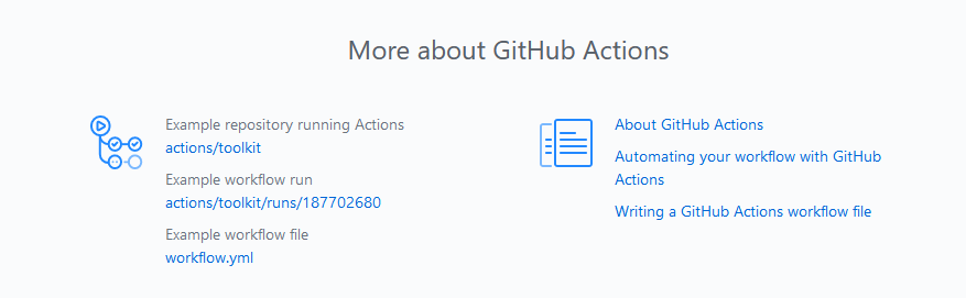 Example workflow.yml is a 404 · Issue #181 · actions/toolkit · GitHub