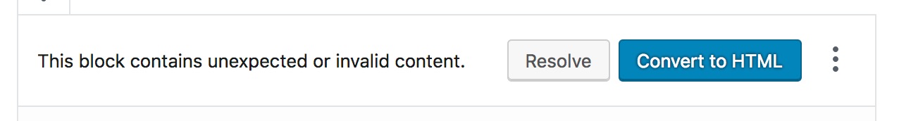 Don't show 'convert to HTML' on a HTML block · Issue #10889 · WordPress ...