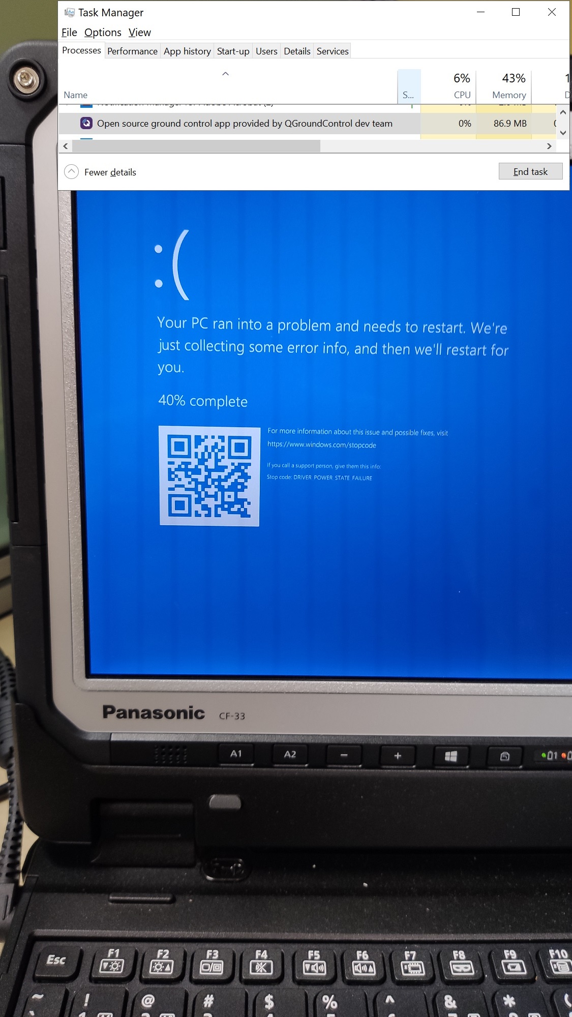 3.5.x Driver Power State Failure · Issue 8343 · mavlink/qgroundcontrol · GitHub