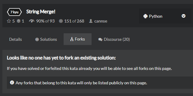 "Related kata" link takes you to the /forks page · Issue #1620 ...