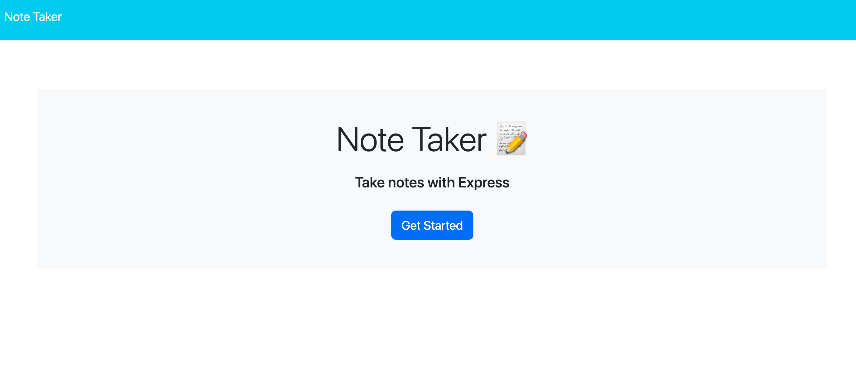 GitHub - kali20987/Note-Taker: This application allows users to write ... image.