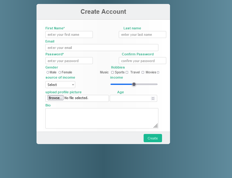 GitHub - Harshit5888/Form-Using-Html-Css: To create a form, you start ...