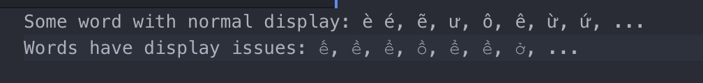 Vietnamese Language Display Error With Some Specific Chars Issue Atom Atom Github