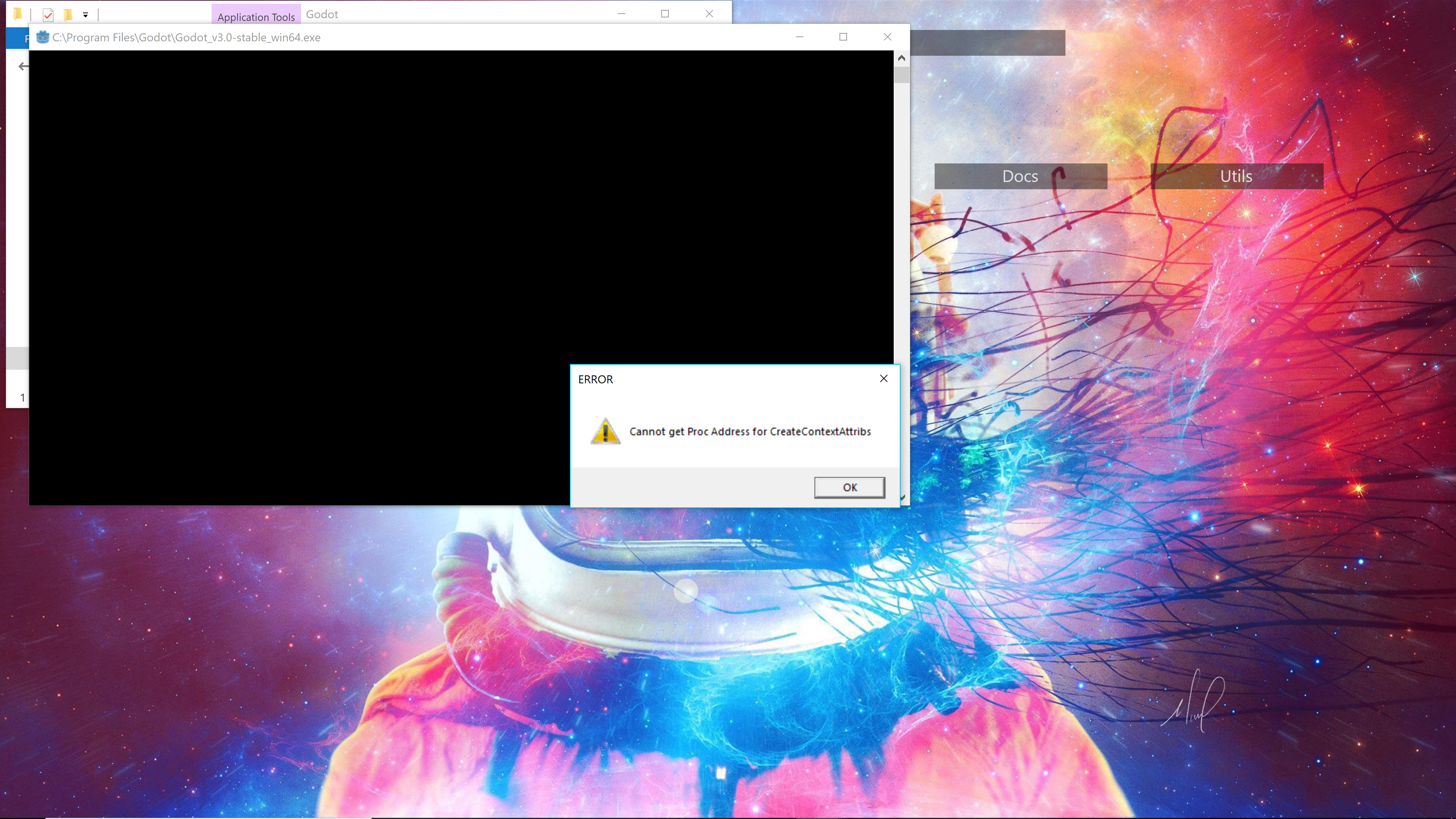 Intermittent Insufficient Opengl Gles Driver Support Error Causing Error1