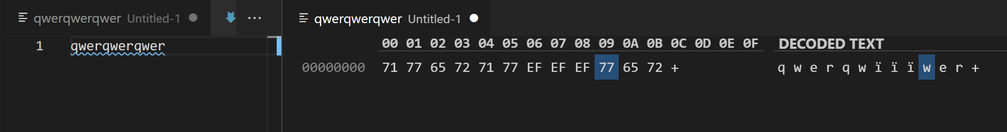 Hex Editor: original untitled file editor is not closed when opening in ...