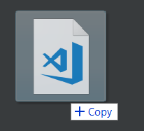 Dragging file or folder to empty explorer shows as Copy · Issue #53064 ...