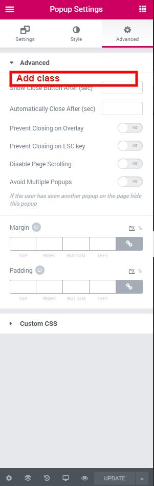Feature request: ADD Class to Popup settings · Issue #6826 · elementor ...