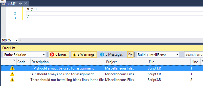 Some Lint errors are reported twice · Issue #3692 · microsoft/RTVS · GitHub