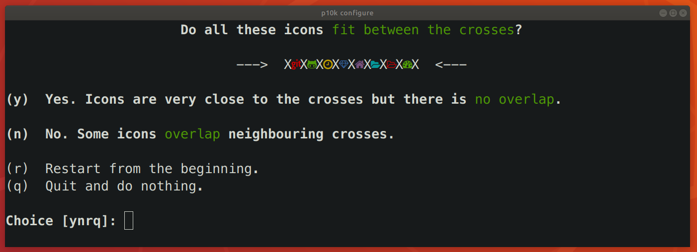 Heads and Tails misaligned with font 