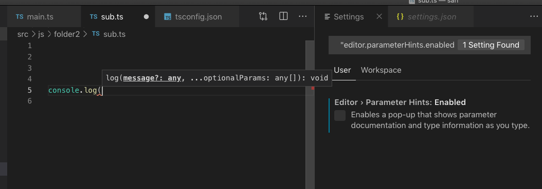 Allow manually triggering parameterHints when set to false · Issue ...