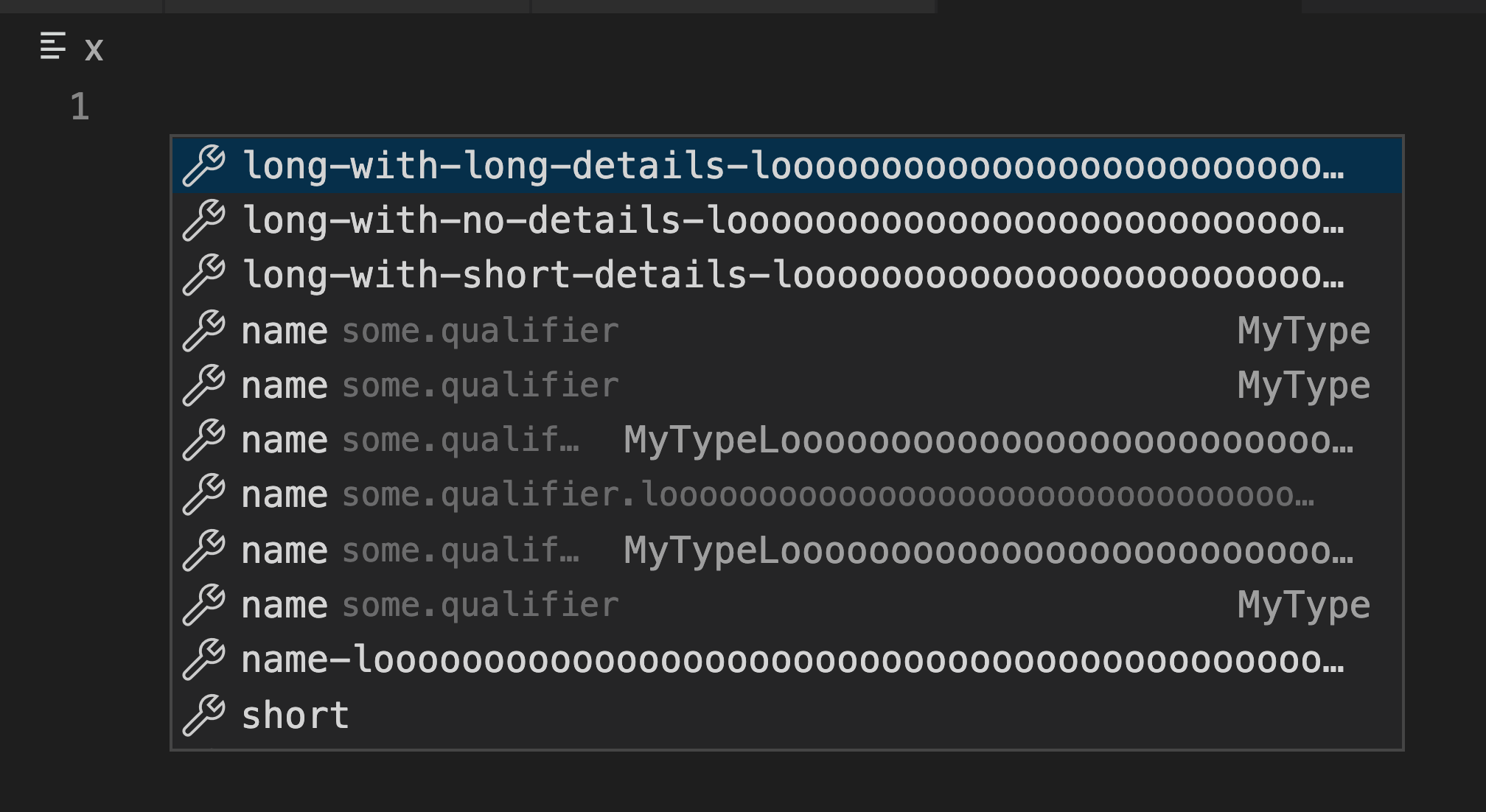 Fix suggest widget hiding `type` field when `label` is too long · Issue ...