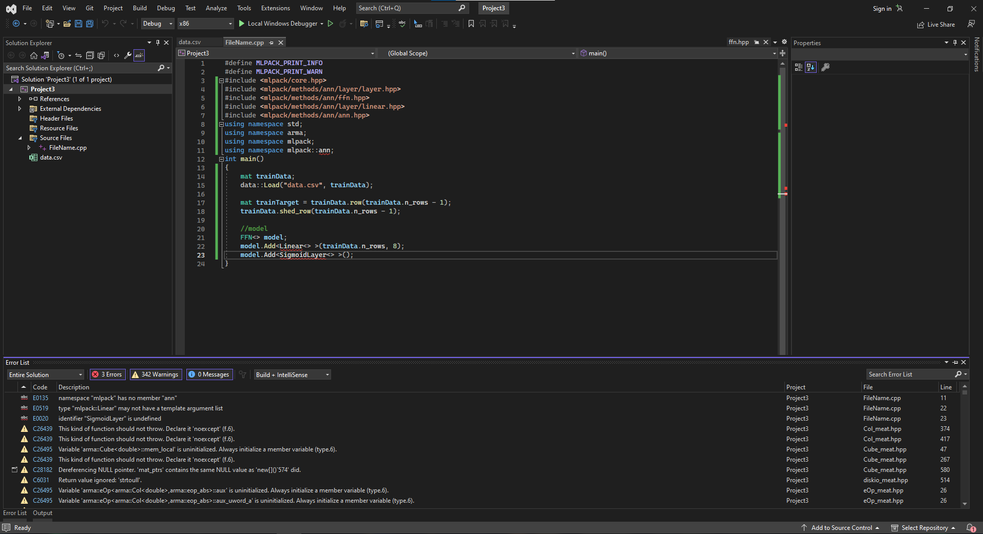 Issue with namespace mlpack::ann · Issue #3460 · mlpack/mlpack · GitHub