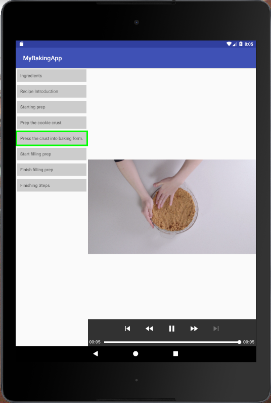 GitHub - yeuchi/MyBakingApp: Udacity Android nano-degree Advanced class ...