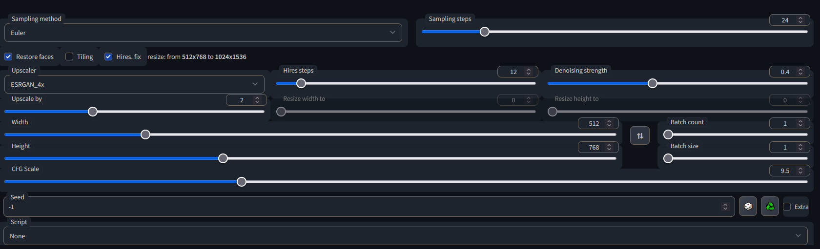 Long delay between initial generation and sampling/upscaling