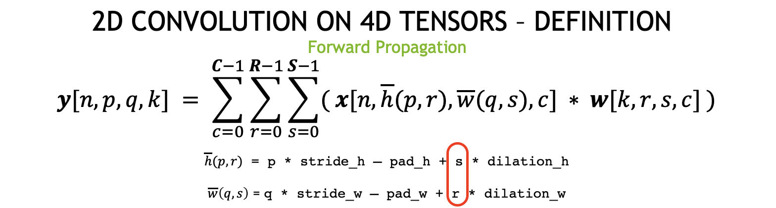 [QST] Question on GTC talk [s31883] Accelerating Convolution with ...