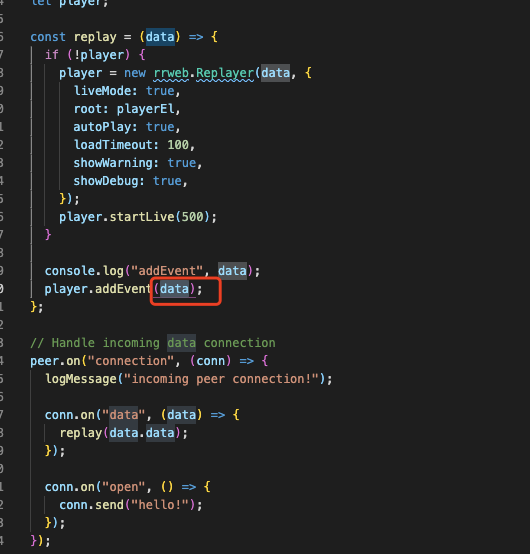 回放events时报错 Cannot add property delay, object is not extensible · Issue