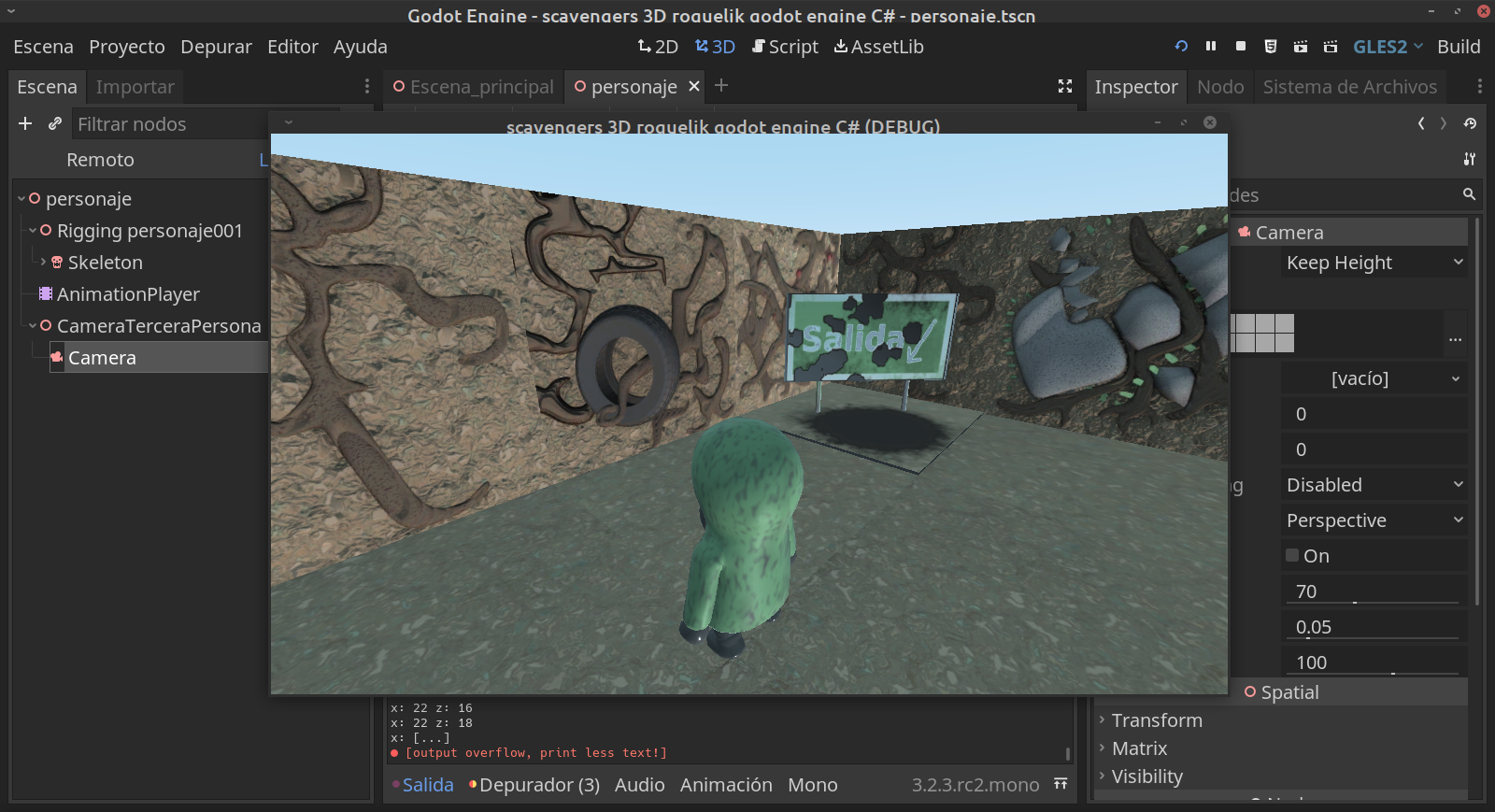 Texture and character are not visible when I run the project on the web ...