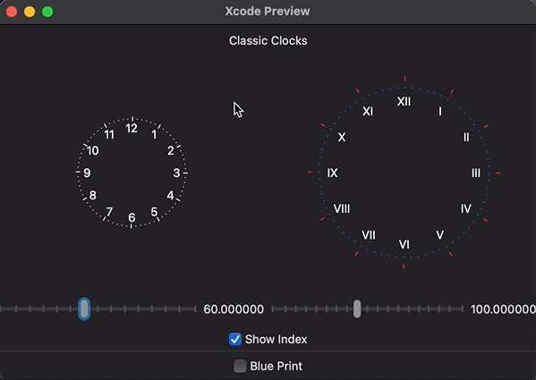 ClockIndex Demo Classic