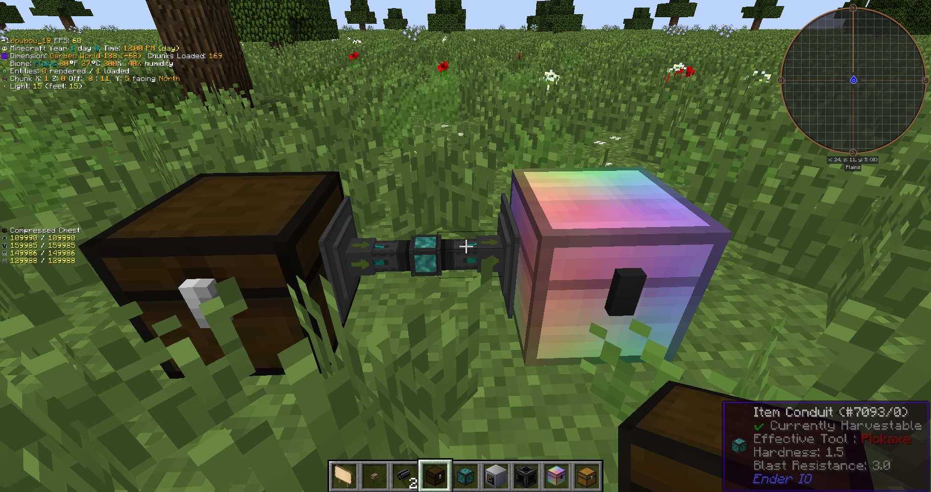 Infinity Chest infinity chest crashes the server when items are pushed in it via ender ...