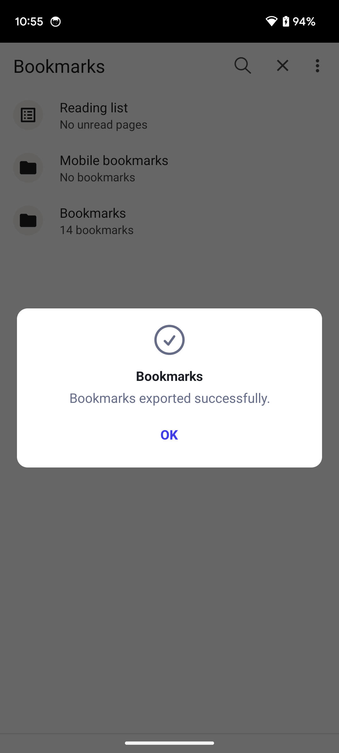 Bookmark import/export on Android · Issue 6378 · brave/bravebrowser
