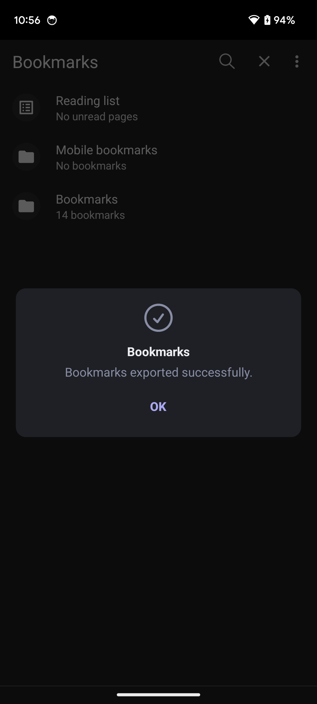 Bookmark import/export on Android · Issue 6378 · brave/bravebrowser