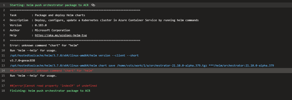 tasks need update for helm breaking changes · Issue #15288 · microsoft ...