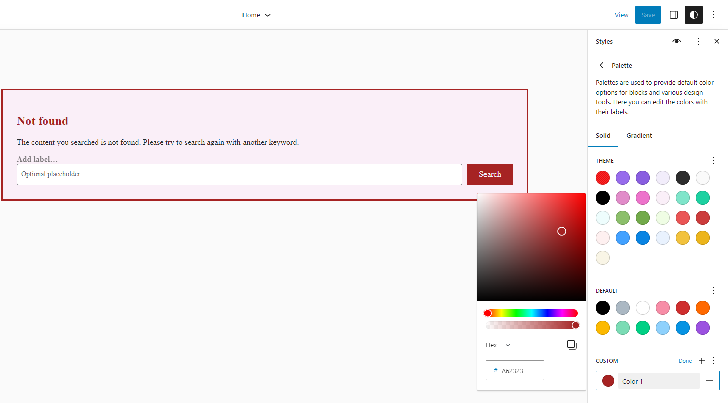 Changing Custom Color Name Breaks the Whole Site · Issue #50232 ...