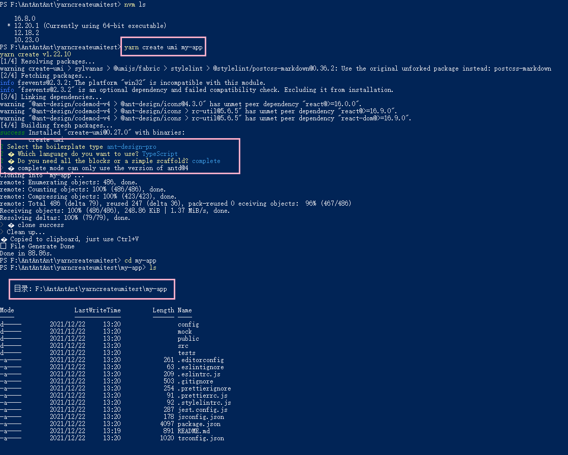 [Bug] yarn create umi 会报错 · Issue #7720 · umijs/umi · GitHub