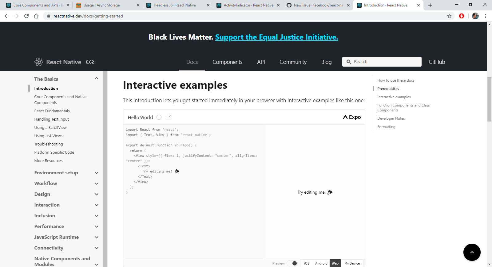 DOC site turns grey · Issue #29078 · facebook/react-native · GitHub