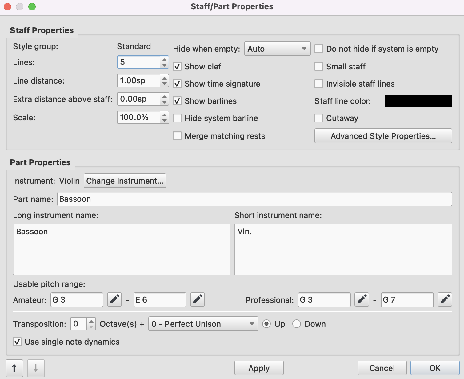 Instrument Field is the same as Part Full Name · Issue #17004 ...