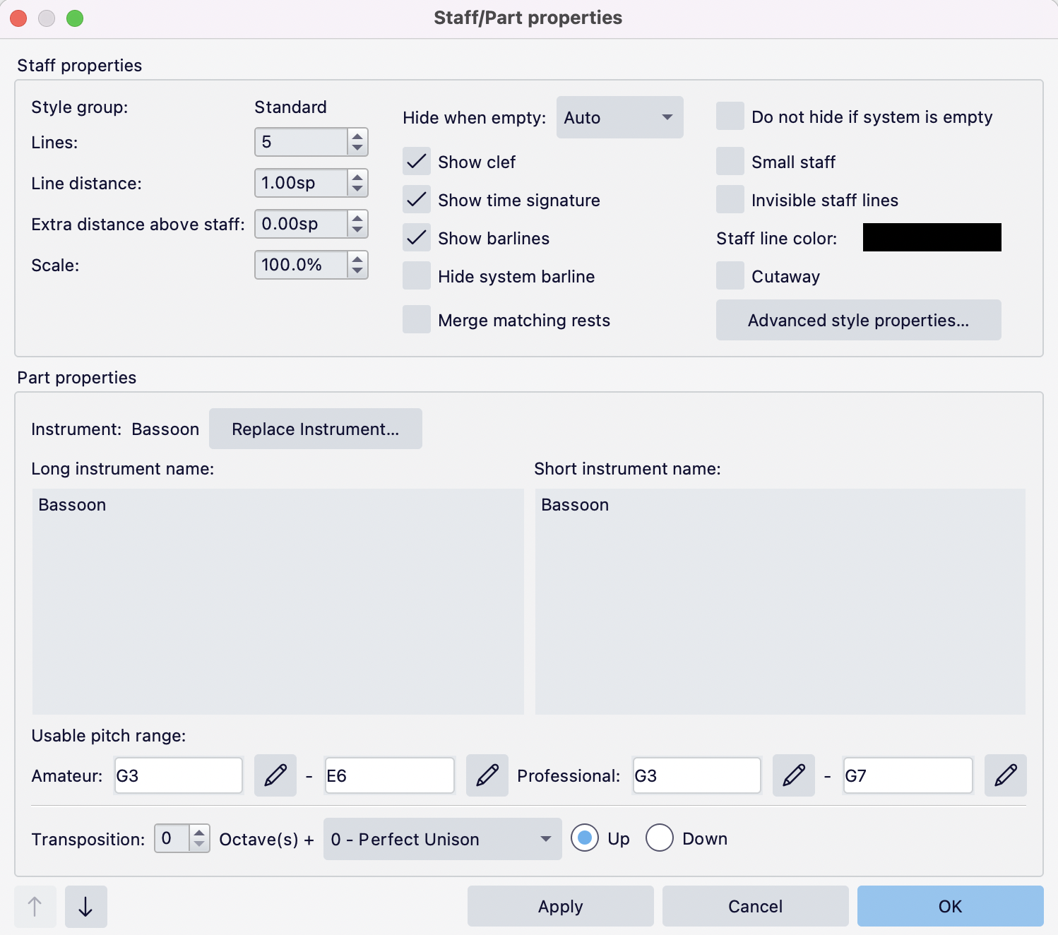 Instrument Field is the same as Part Full Name · Issue #17004 ...