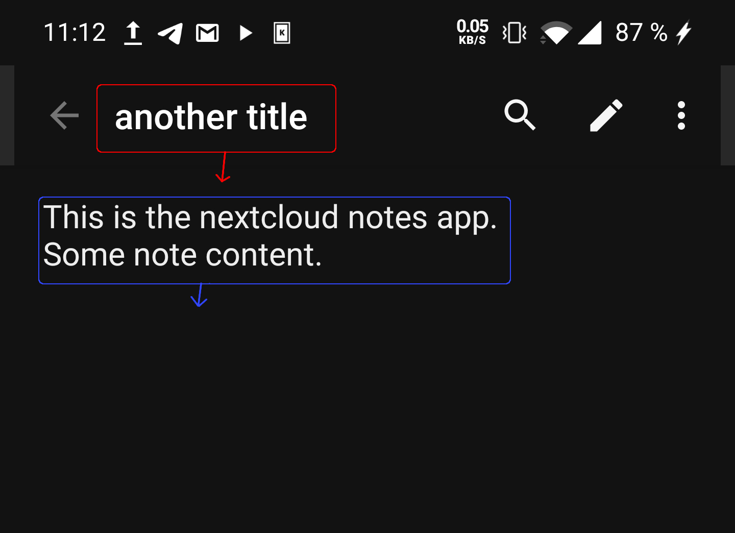 Move the change title option · Issue 882 · nextcloud/notesandroid