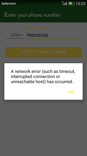 A network error keeps showing lower android versions · Issue #1085 ...
