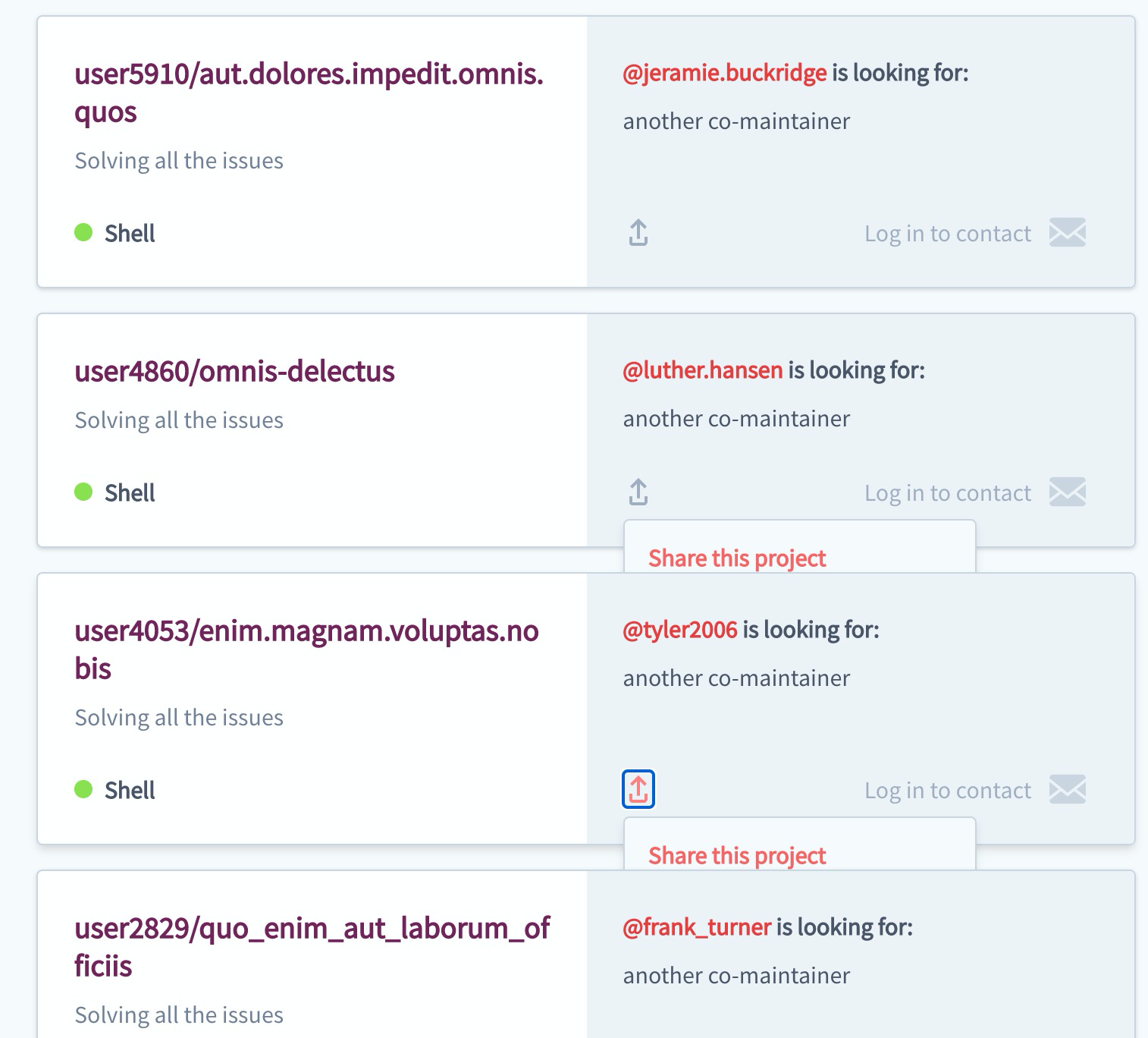 "Share this project" dialog remains hidden in Chrome · Issue #98 ...