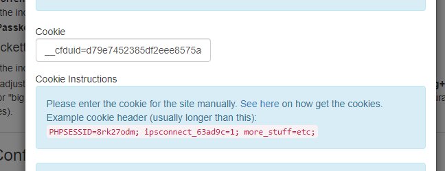 [iptorrents] Your cookie did not work: The user is not logged in. It is ...