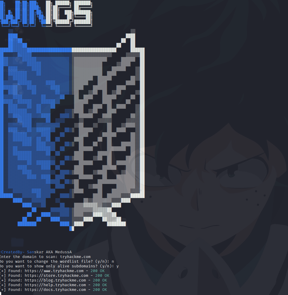 Github Medussaa Wings A Tool Used For Subdomain Enumeration Github Medussaa Wings A Tool Used For Subdomain Enumeration