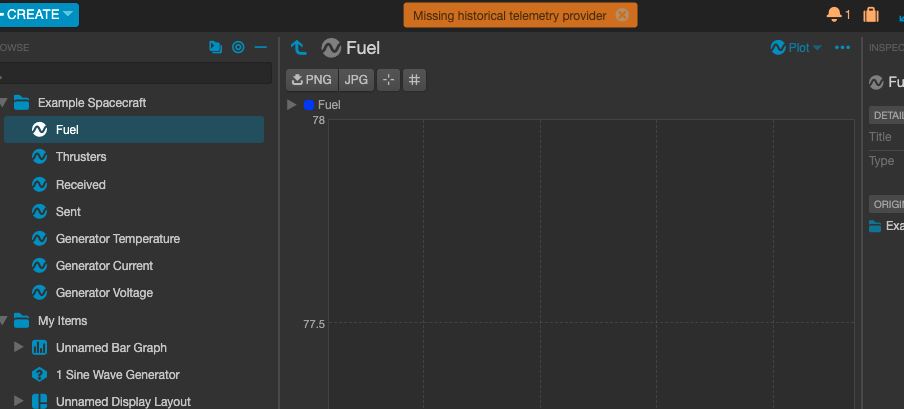 [OpenMCT Tutorial] Using only Realtime (no historical data) telemetry ...