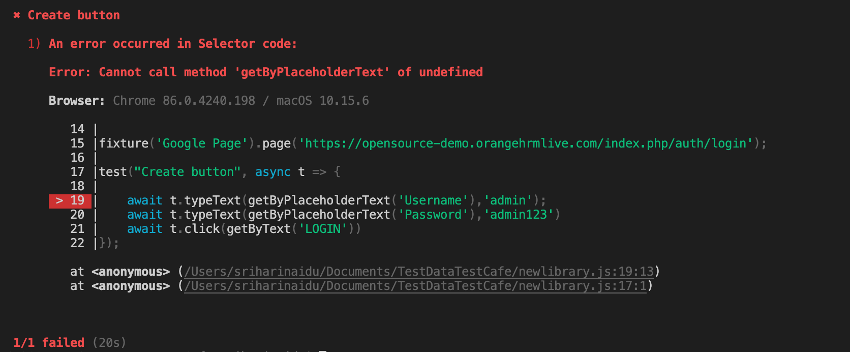 Error: Cannot call method 'getByPlaceholderText' of undefined · Issue ...