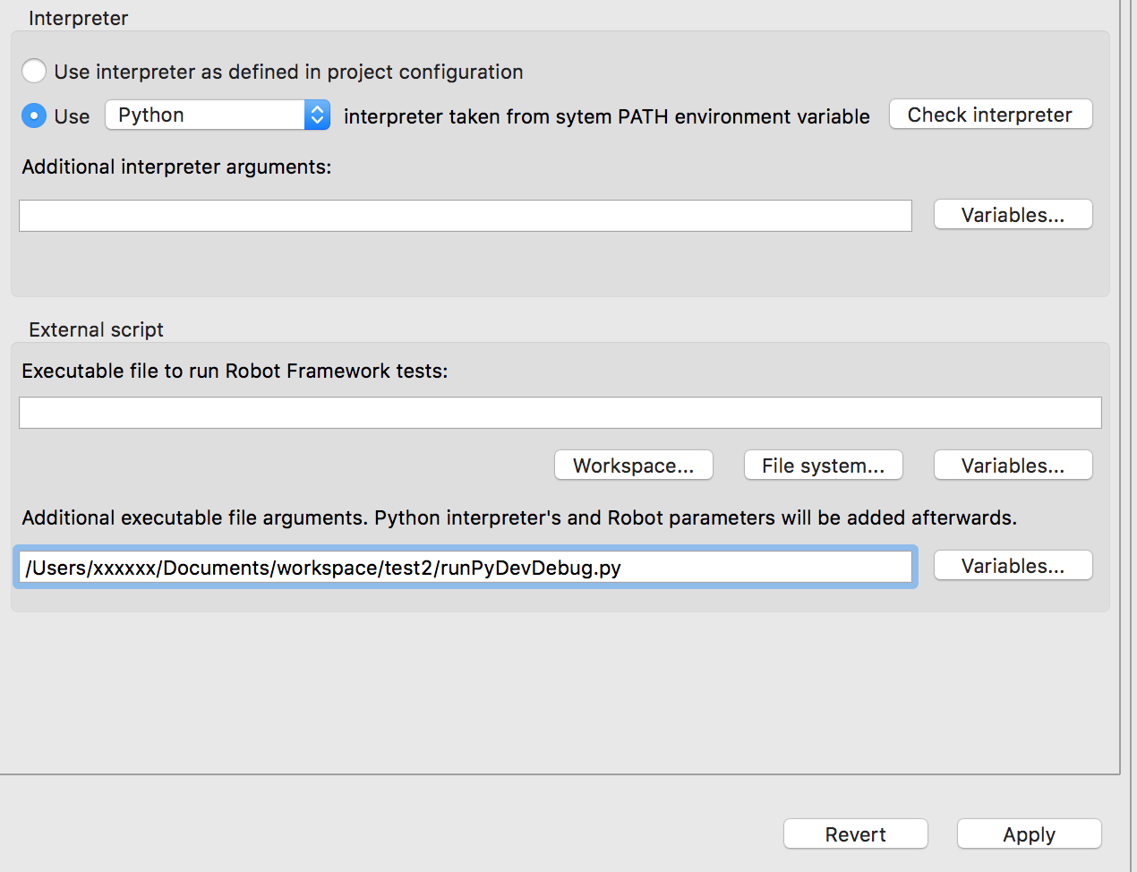 python - add-on dev: per-file initialization (issues... Oxygen.3a Release (4.7.3a) RED-0.8.6 PyDev-6.4.3 pydevd-1.3.2 debug ...