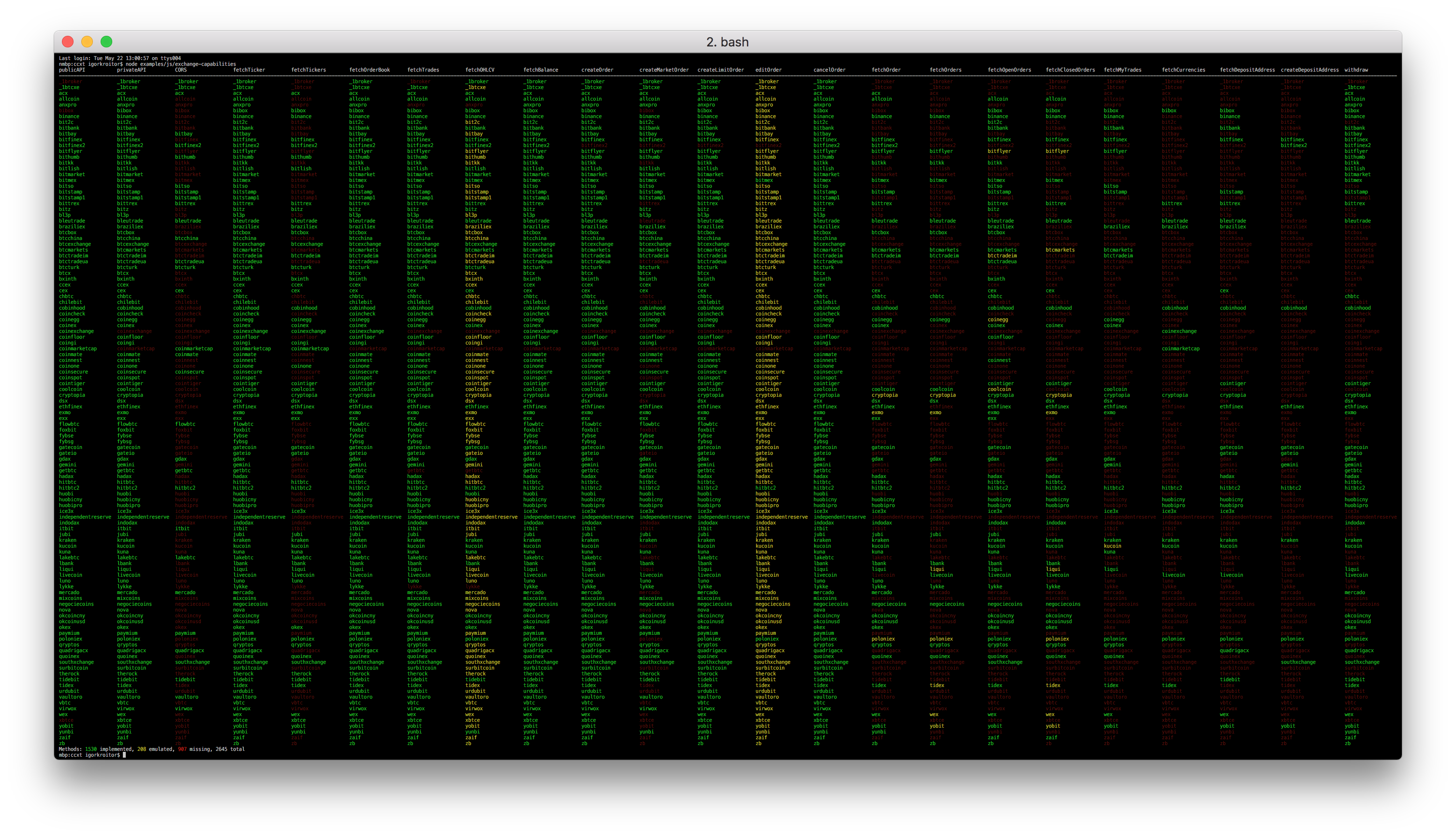 Found Errors on exchanges for method loadMarket and FetchOHLCV · Issue  #2937 · ccxt/ccxt