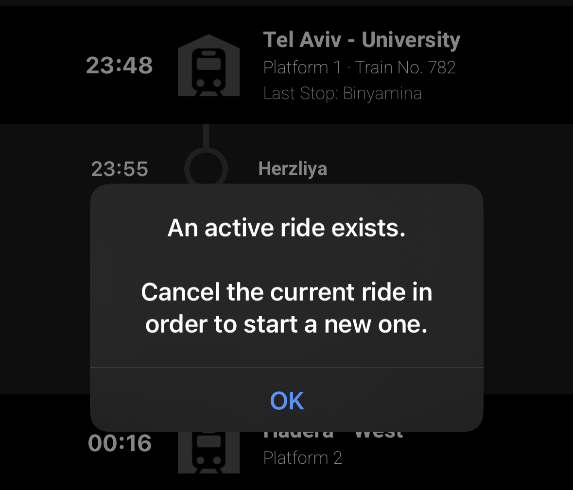 Split active ride alert to title and body · Issue 165 · betterrail