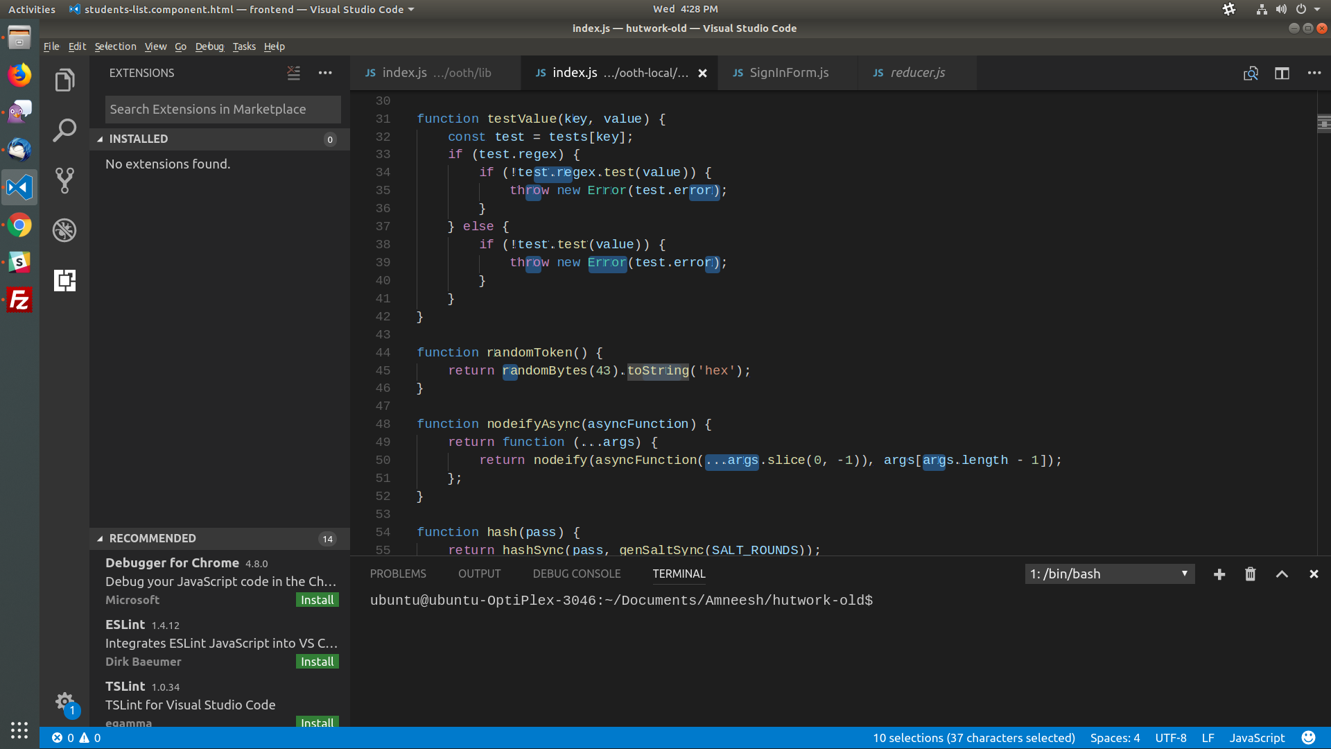 font is not showing properly in ubuntu 18.04 · Issue #54564 · microsoft ...