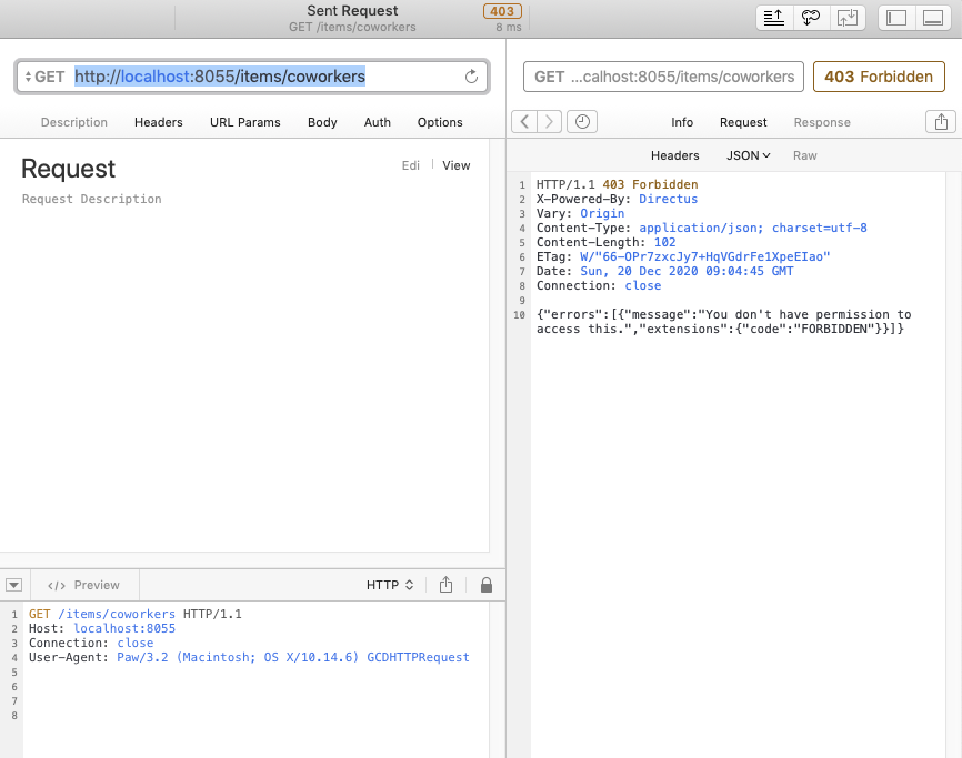 collections with public read permission return 403 forbidden · Issue ...