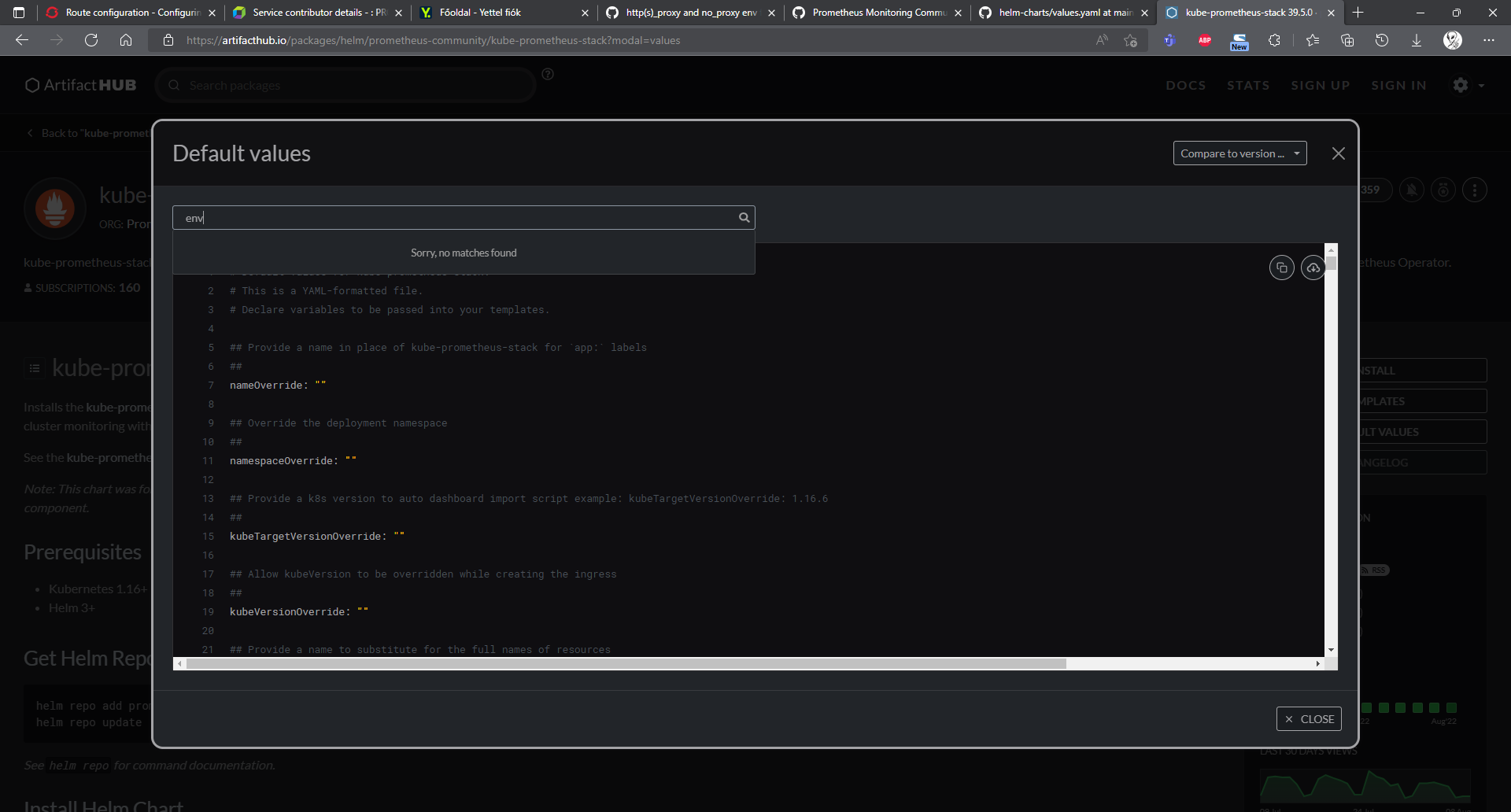 http(s)_proxy and no_proxy env from chart · Issue 2349 · prometheus